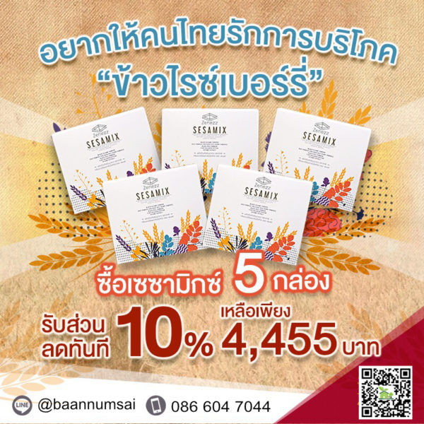 โปรโมชั่นเซซามิกซ์ ลด 10%